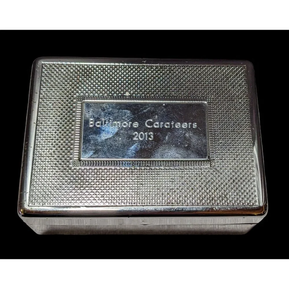 Things Remembered Silver Engraved Trinket Box